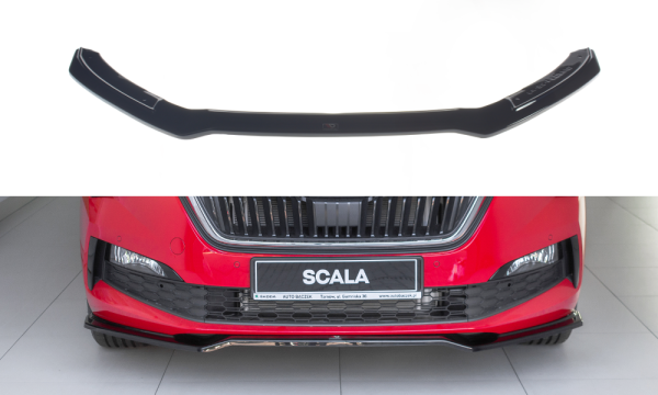 Maxton Design Frontansatz V.2 schwarz Hochglanz - Skoda Scala