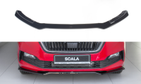 Maxton Design Front extension V.2 black gloss - Skoda Scala