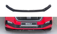 Maxton Design Front extension V.1 black gloss - Skoda Scala