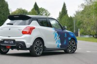 Maxton Design Seitenschweller Ansatz schwarz Hochglanz - Suzuki SWIFT 6 Sport