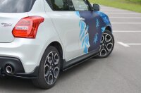 Maxton Design Seitenschweller Ansatz schwarz Hochglanz - Suzuki SWIFT 6 Sport