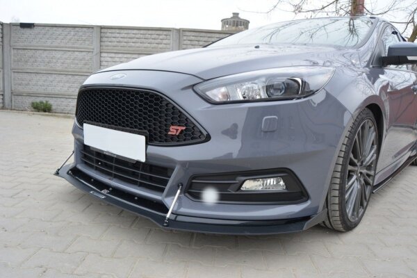 Maxton Design Hybrid Front extension V.2 - Ford Focus ST MK3 FL