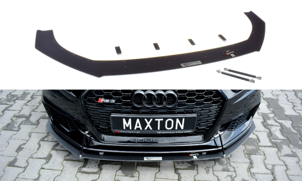 Maxton Design Front Sport diffuser V.1 - Audi RS3 8V FL Sportback