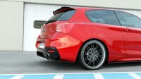 Maxton Design Diffuser rear extension black gloss - BMW 1 F20/ F21 Facelift M-Power