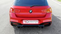 Maxton Design Diffuser rear extension black gloss - BMW 1 F20/ F21 Facelift M-Power