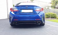 Maxton Design Middle diffuser rear extension black gloss - Lexus RC