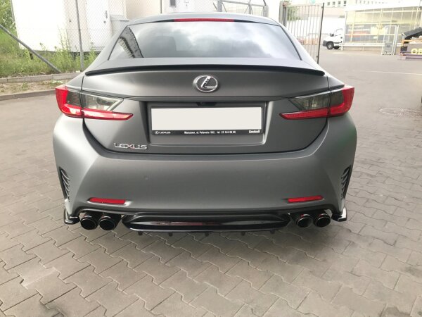 Maxton Design Mittlerer Diffusor Heckansatz für im DTM Look Lexus RC