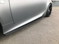 Maxton Design Side skirts extension extension black gloss - Lexus RC