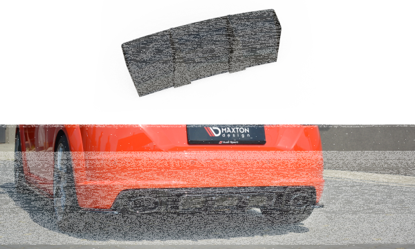 Maxton Design Diffuser rear extension black gloss - Audi TT RS 8S