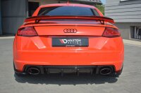 Maxton Design Diffuser rear extension black gloss - Audi...