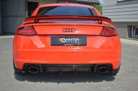 Maxton Design Diffuser rear extension black gloss - Audi TT RS 8S