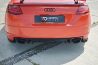 Maxton Design Rear extension Flaps diffuser black gloss - Audi TT RS 8S