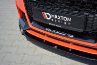 Maxton Design Frontansatz V.2 schwarz Hochglanz - Audi TT RS 8S