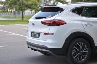 Maxton Design Diffuser rear extension black gloss - Hyundai Tucson MK3 Facelift