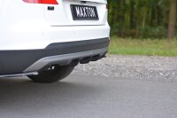 Maxton Design Diffuser rear extension black gloss - Hyundai Tucson MK3 Facelift