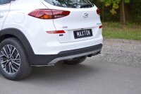 Maxton Design Heckansatz Flaps Diffusor schwarz Hochglanz - Hyundai Tucson MK3 Facelift