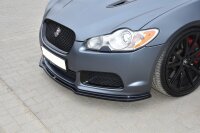 Maxton Design Front extension V.1 black gloss - Jaguar XF- R