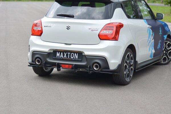 Maxton Design Diffuser rear extension for Rear bumper - Suzuki SWIFT 6 Sport