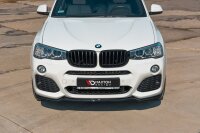 Maxton Design Front extension black gloss - BMW X3 F25...