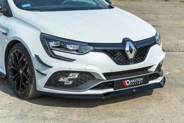 Maxton Design Front extension V.2 black gloss - Renault Megane IV RS