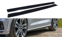 Maxton Design Side skirts extension extension black gloss - Audi SQ5/Q5 S-Line MkII