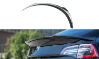 Maxton Design Spoiler Cap black gloss - Tesla Model 3