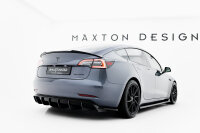 Maxton Design Spoiler Cap schwarz Hochglanz - Tesla Model 3