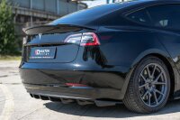 Maxton Design Diffuser rear extension black gloss - Tesla Model 3