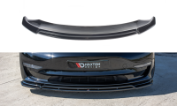 Maxton Design Front extension V.2 black gloss - Tesla...