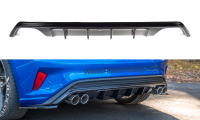 Maxton Design Diffuser rear extension black gloss - Ford...