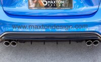 Maxton Design Diffuser rear extension black gloss - Ford Focus MK4 St-line