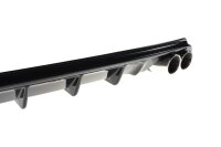 Maxton Design Diffuser rear extension black gloss - Ford Focus MK4 St-line