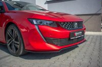 Maxton Design Front extension V.1 black gloss - Peugeot 508 MK2