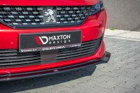 Maxton Design Front extension V.2 black gloss - Peugeot 508 MK2