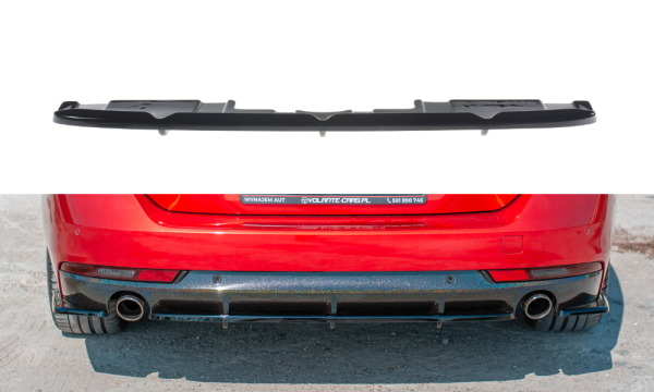 Maxton Design Middle diffuser rear extension für(with one vertical bar) Peugeot 508 SW MK2