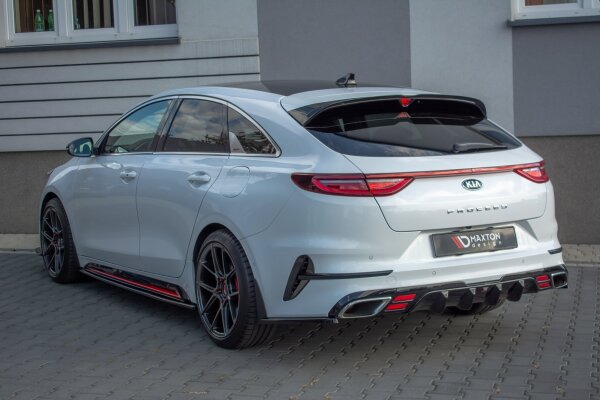 Maxton Design Spoiler Cap black gloss - Kia ProCeed GT Mk 3