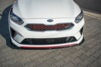 Maxton Design Front extension V.2 black gloss - Kia...