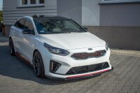 Maxton Design Front extension V.2 black gloss - Kia ProCeed GT Mk 3