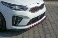 Maxton Design Front extension V.2 black gloss - Kia ProCeed GT Mk 3