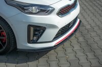 Maxton Design Front extension V.3 black gloss - Kia ProCeed GT Mk 3