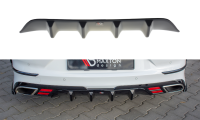 Maxton Design Diffuser rear extension black gloss - Kia...