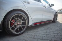 Maxton Design Side skirts extension extension black gloss - Kia ProCeed GT MK3