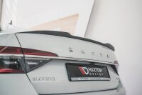 Maxton Design Spoiler Cap V.2 black gloss - Skoda Superb MK3 / MK3 FL Hatchback