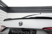 Maxton Design Spoiler Cap V.2 black gloss - Skoda Superb MK3 / MK3 FL Hatchback