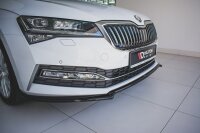 Maxton Design Frontansatz V.1 schwarz Hochglanz - Skoda Superb MK3 FL