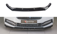 Maxton Design Front extension V.2 black gloss - Skoda...