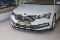 Maxton Design Frontansatz V.2 schwarz Hochglanz - Skoda Superb MK3 FL