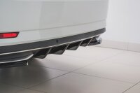 Maxton Design Diffuser rear extension black gloss - Skoda Superb MK3 FL