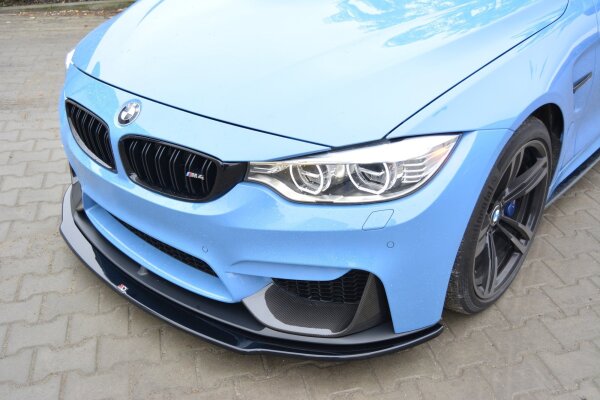 Maxton Design Frontansatz schwarz Hochglanz - BMW M4 F82 M-Performance