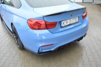 Maxton Design Heckansatz Flaps Diffusor schwarz Hochglanz - BMW M4 F82